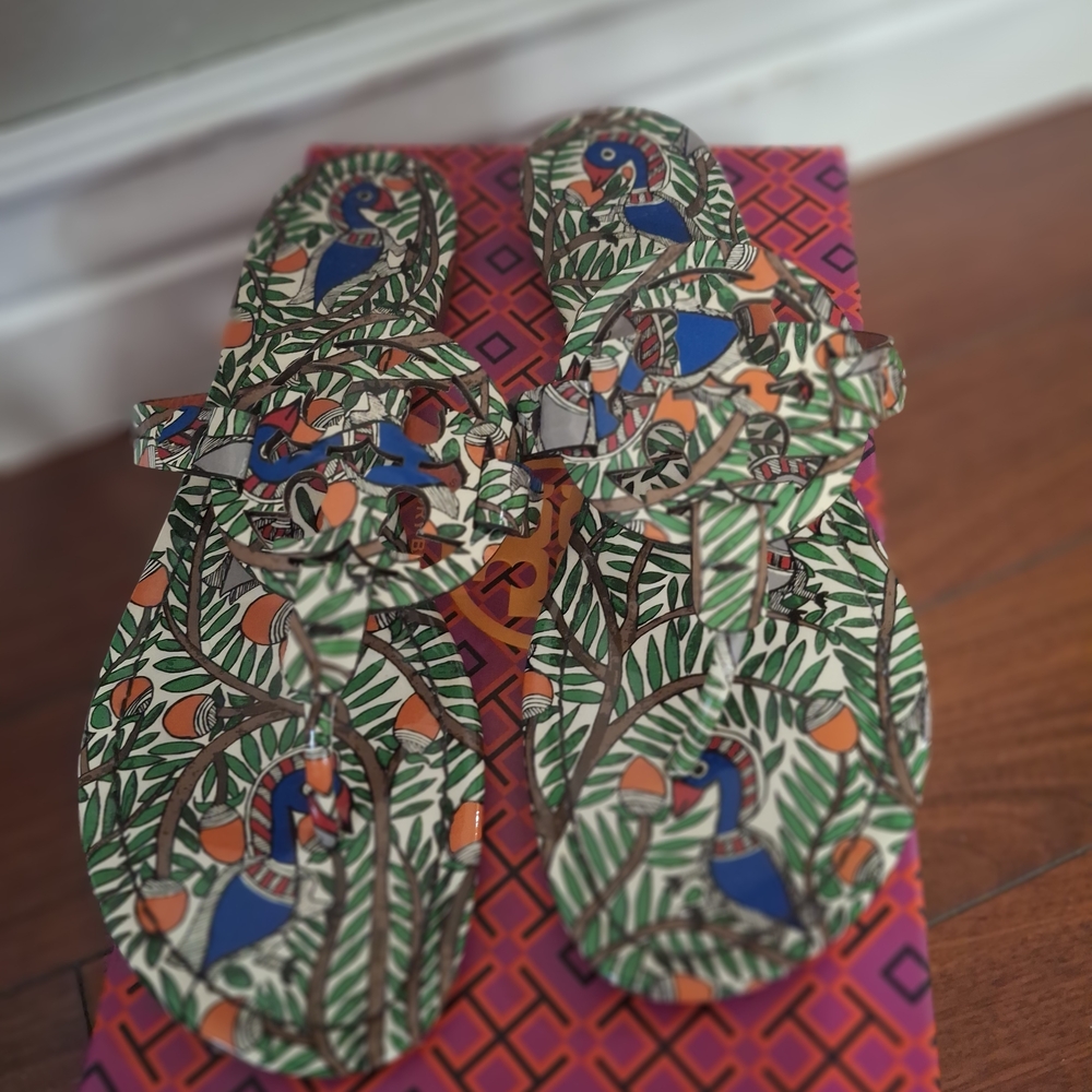 Tory Burch Multicolor Patterned Sandals